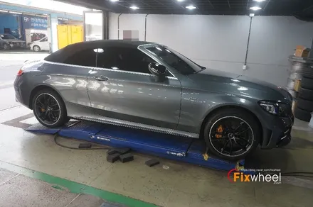 [벤츠 C43 AMG] 휠도색 & 캘리퍼도색 / 하남시 풍산동