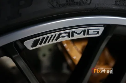 [벤츠 C63 AMG] 투톤 색상 휠도색 & 캘리퍼도색 / 하남시 풍산동