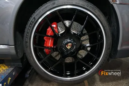 포르쉐911(997mk2)GTS 휠복원&휠수리 / 하남시 풍산동