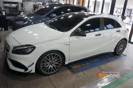 [벤츠 A45 AMG] 휠도색 & 캘리퍼도색 / 하남시 풍산동