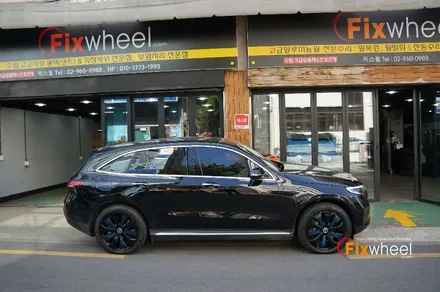 벤츠 EQC400 휠 순정데칼 살려서 휠도색하기 ^^ / 하남시 풍산동