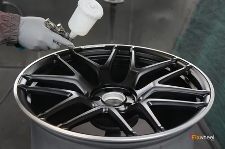 [벤츠휠도색]벤츠 AMG GT43 다이나믹 에디션 블랙투톤 휠도색 / 하남시 풍산동