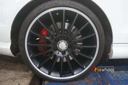 [벤츠 C63 AMG] RED COLOR 캘리퍼도색 ^^ / 하남시 풍산동
