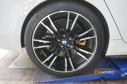 [휠도색] BMW M5 & 검정유광 / 하남시 풍산동