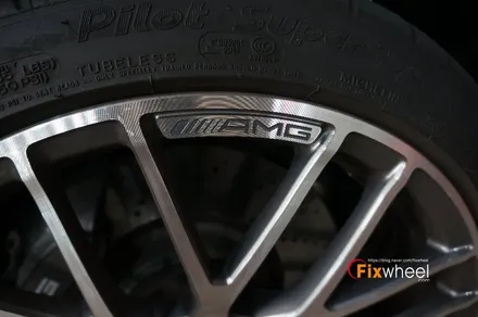 [벤츠 C63 AMG] 휠도색 & 캘리퍼도색 / 하남시 풍산동