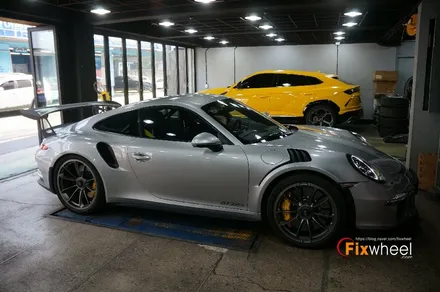 [휠도색] 포르쉐 991 GT3RS 포르쉐 순정코드로 휠도색하기 / 하남시 풍산동