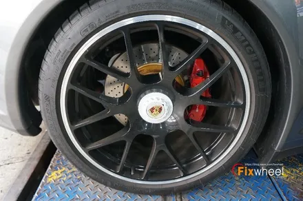 포르쉐911(997mk2)GTS 휠복원&휠수리 / 하남시 풍산동