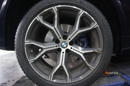휠복원 BMW X5 21인치 다이아몬드컷팅 / 하남시 풍산동