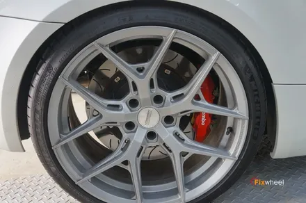 [휠도색][분체도장] BMW E92 M3 보센휠 화이트로 분체도장 / 하남시 풍산동