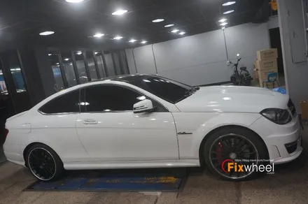 [벤츠 C63 AMG] RED COLOR 캘리퍼도색 ^^ / 하남시 풍산동
