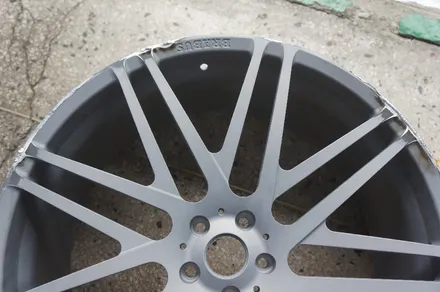 [모노블럭 F] G바겐과 잘어울리는 브라부스 플래티넘 에디션 Monoblock F 23인치 휠수리 및 휠복원 그리고 오리지널 색상으로 휠도색 ! / 하남시 풍산동