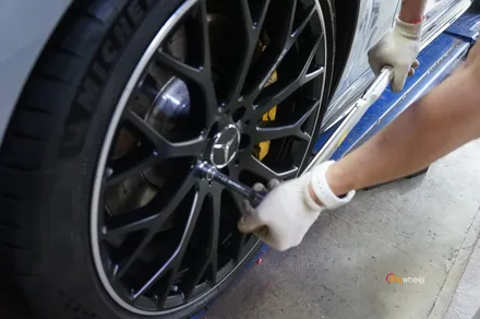 벤츠 R232 SL63 AMG 투톤 휠도색 / 하남시 풍산동