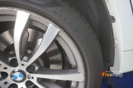 [BMW X5] 검정유광 휠도색으로 이미지 변신 ^^ / 하남시 풍산동