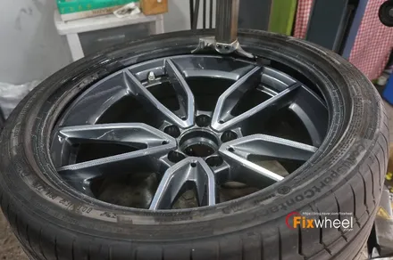 [벤츠 C43 AMG] 휠도색 & 캘리퍼도색 / 하남시 풍산동