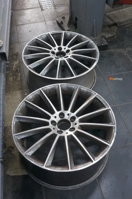 [휠굴절]W213벤츠 E350 마차휠 굴절복원 휠굴절 굴절휠 / 하남시 풍산동