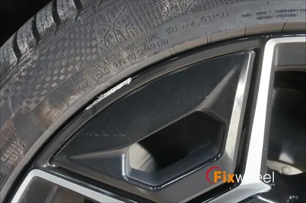 BMW XM 휠복원, 스크래치 이렇게 지웁니다 / 하남시 풍산동