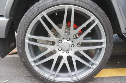 [모노블럭 F] G바겐과 잘어울리는 브라부스 플래티넘 에디션 Monoblock F 23인치 휠수리 및 휠복원 그리고 오리지널 색상으로 휠도색 ! / 하남시 풍산동