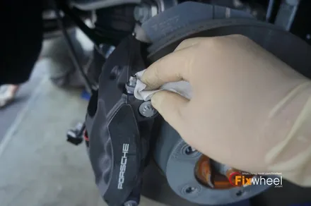 [포르쉐 파나메라4] 레드컬러 캘리퍼도색~~ / 하남시 풍산동