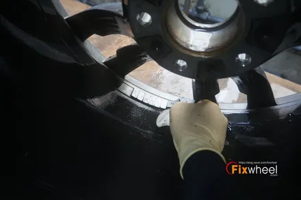 [BMW X5] 검정유광 휠도색으로 이미지 변신 ^^ / 하남시 풍산동