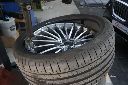 벤츠 W223 S580 21인치 신마차휠 휠복원 / 하남시 풍산동