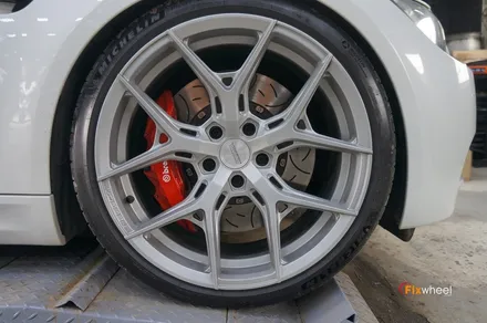 [휠도색][분체도장] BMW E92 M3 보센휠 화이트로 분체도장 / 하남시 풍산동