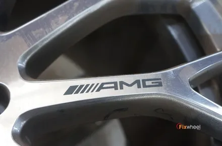 벤츠 SL63 휠복원, AMG 로고까지 그대로 / 하남시 풍산동