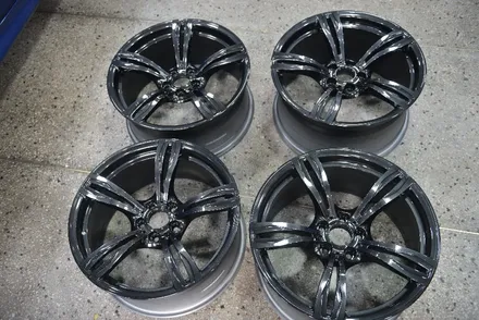 BMW M5 크롬쉐도우 색상으로 휠도색 ! / 하남시 풍산동