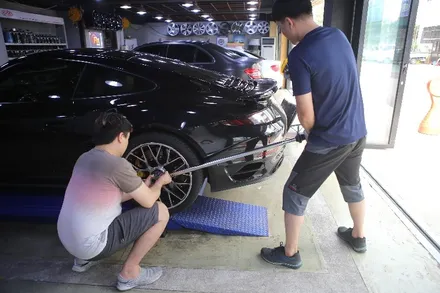 [휠도색]포르쉐 911 타르가 GTS 휠복원 / 하남시 풍산동