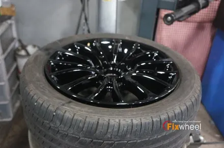 [BMW 520d] 검정유광 & 휠도색 / 하남시 풍산동