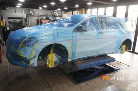 [벤츠 A45 AMG] 휠도색 & 캘리퍼도색 / 하남시 풍산동