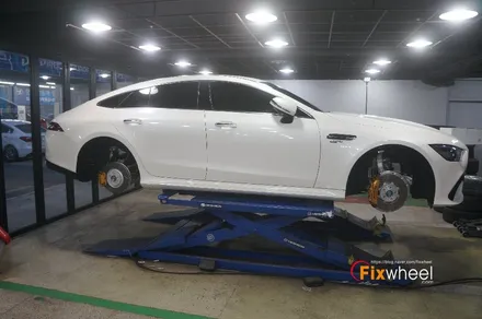 [벤츠 GT43 AMG] 투톤 휠도색 & GOLD 캘리퍼도색 / 하남시 풍산동
