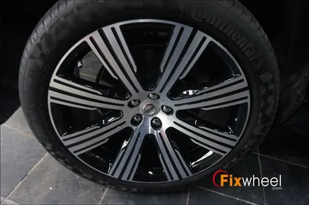 볼보 XC90 휠복원, 림 가장자리 손상 살리기 / 하남시 풍산동