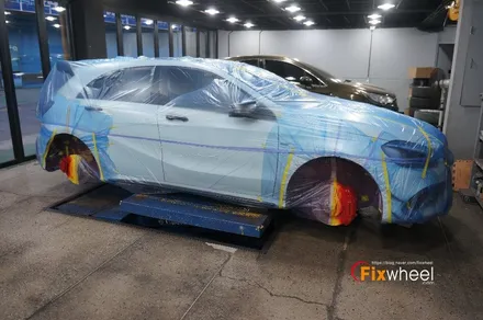 [벤츠 A45 AMG] 휠도색 & 캘리퍼도색 / 하남시 풍산동