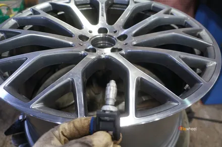 벤츠 R232 SL63 AMG 투톤 휠도색 / 하남시 풍산동