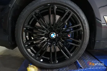 [BMW 540I] 검정유광 휠복원~ / 하남시 풍산동