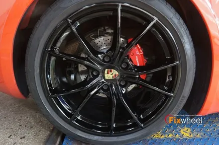 [포르쉐 718 박스터] 검정유광 휠복원~ / 하남시 풍산동