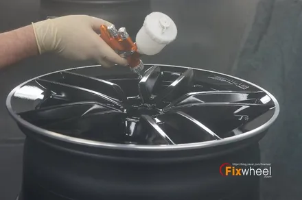 [벤츠 E53 AMG] 투톤 색상 휠도색!! / 하남시 풍산동