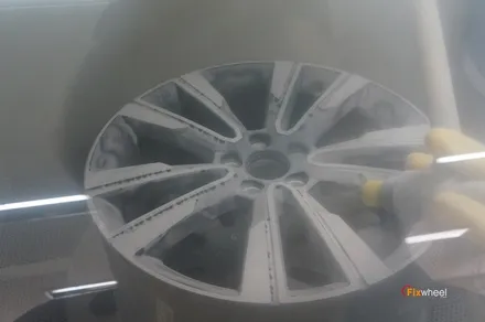 [휠수리][휠복원]볼보 V60CC 휠복원 / 하남시 풍산동