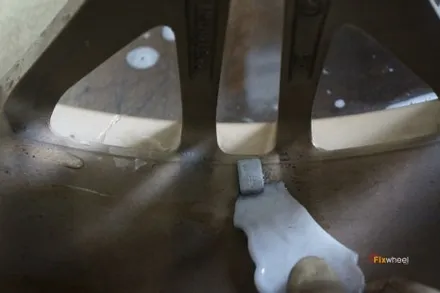 [휠복원] 포르쉐 파나메라 순정 골드색상 휠복원 / 하남시 풍산동
