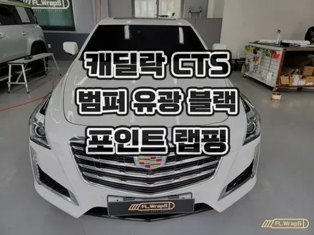 하남랩핑 플랩스 :: 캐딜락 CTS 블랙 범퍼 포인트 랩핑 - 서울 강동, 송파, 하남 미사 자동차 랩핑, 루프스킨, PPF 전문 시공점 / 양평, 남양주 랩핑 추천 / 하남 천현동