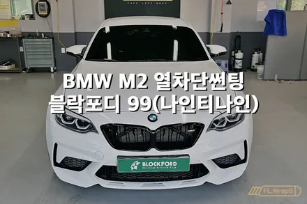 BMW M2 블락포디 99(나인티나인) 열차단썬팅 시공 - 플랩스(FL.WrapS)/ 하남, 미사 열차단썬팅, 송파/강동/성남/남양주 열차단썬팅 추천 / 하남 천현동