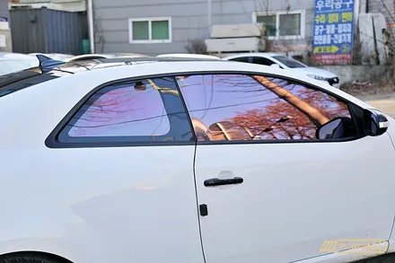 기아 포르테쿱 블락포디 비바 바이올렛 열차단썬팅 - 플랩스(FL.WrapS) / 하남썬팅, 미사,강동구,송파썬팅, 블락포디열차단썬팅 / 하남 천현동