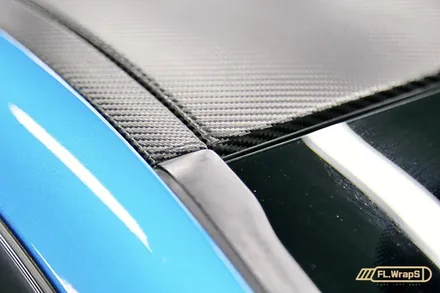BMW 420d 그란쿠페 블랙카본 루프스킨 - 플랩스(FL.WrapS) / 하남,미사랩핑, 강동, 송파 랩핑/루프스킨 추천 / 하남 천현동