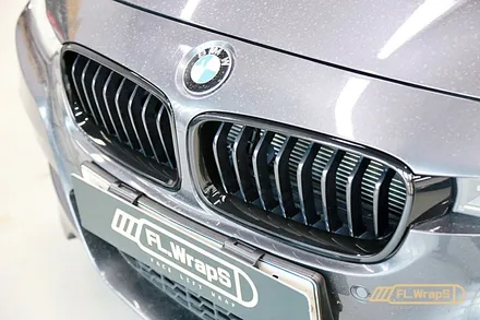 BMW 3시리즈(f30) 프론트 그릴 블랙 랩핑 - 플랩스(FL.WrapS)/ 하남랩핑, 미사랩핑, 남양주랩핑, BMW 랩핑전문 / 하남 천현동