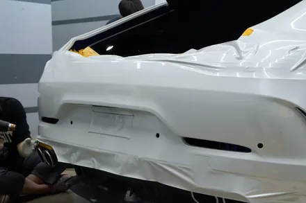 벤츠 gt43 amg 에이버리 화이트 펄 전체랩핑 + 크롬죽이기(랩핑) - 황실장 / 하남랩핑, 미사랩핑, 송파랩핑 / 하남 천현동