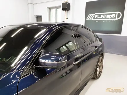 BMW G30 5시리즈 윈도우몰딩 크롬죽이기 블랙 랩핑 시공 - 서울 강동구, 송파구, 하남 자동차 랩핑, 루프스킨, PPF 전문 시공점 / 남양주, 양평 랩핑 :: 하남 플랩스 / 하남 천현동