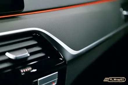 BMW 5시리즈(G30) 실내 매트릭스 블랙 랩핑 - 플랩스(FL.WrapS) / 하남랩핑, 미사랩핑, 위례, 남양주, 송파, 강동구랩핑 / 하남 천현동