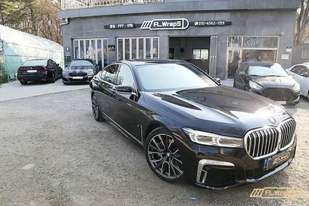BMW 740d 블락포디 블랙크롬 열차단썬팅 시공 - 플랩스(FL.WrapS) / 하남,미사,위례,송파,강동구 열차단썬팅 / 하남 천현동