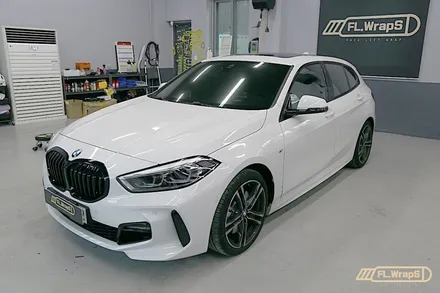 BMW 120i 프론트그릴 랩핑 - 플랩스(FL.WrapS) / 하남, 미사, 성남, 경기광주 랩핑, 부분랩핑, 포인트랩핑 / 하남 천현동