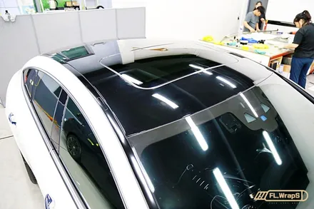 벤츠 GT 43 AMG 루프 블랙PPF 시공 / 루프스킨 시공 - 플랩스(FL.WrapS)/ 하남랩핑, 미사랩핑, 하남미사 블랙 PPF / 하남 천현동